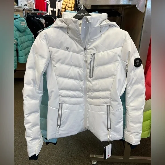 Obermeyer Cosima White Ski jacket, size 6 - Picture 6 of 11